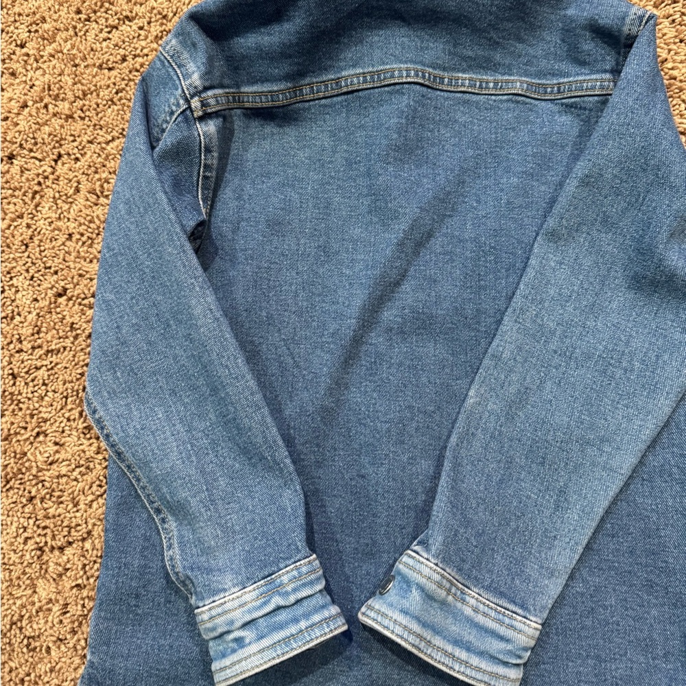 H&M Denim Button-Up Shirt with Pocket - Picture 6 of 6